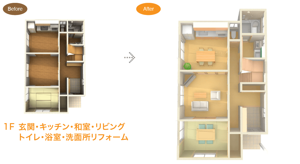 まるごとリフォーム実例紹介｜取手・守谷・土浦でリフォームなら幸和建築工房