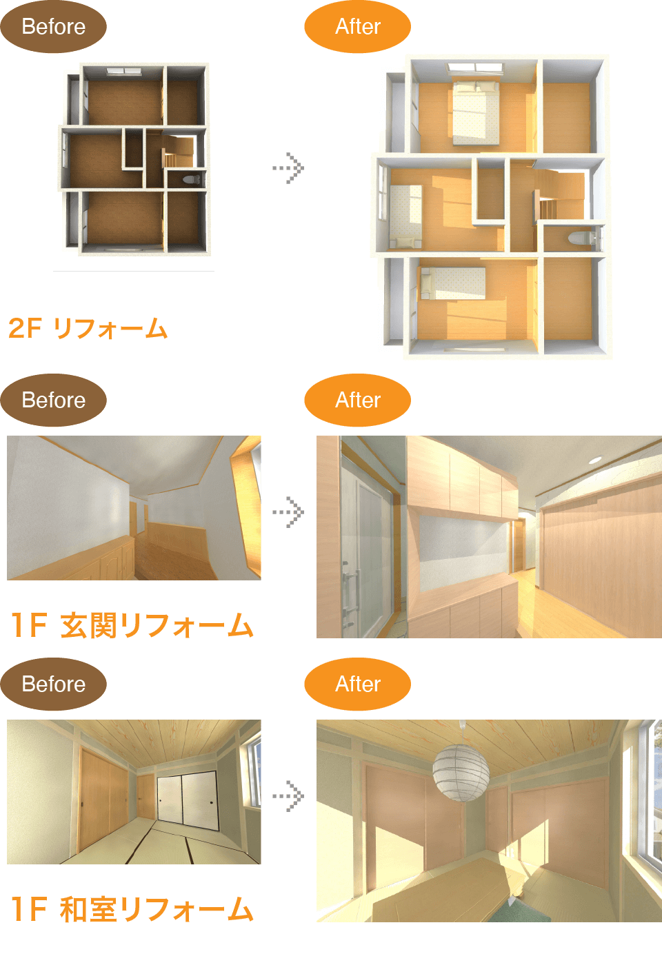 まるごとリフォーム実例紹介｜取手・守谷・土浦でリフォームなら幸和建築工房