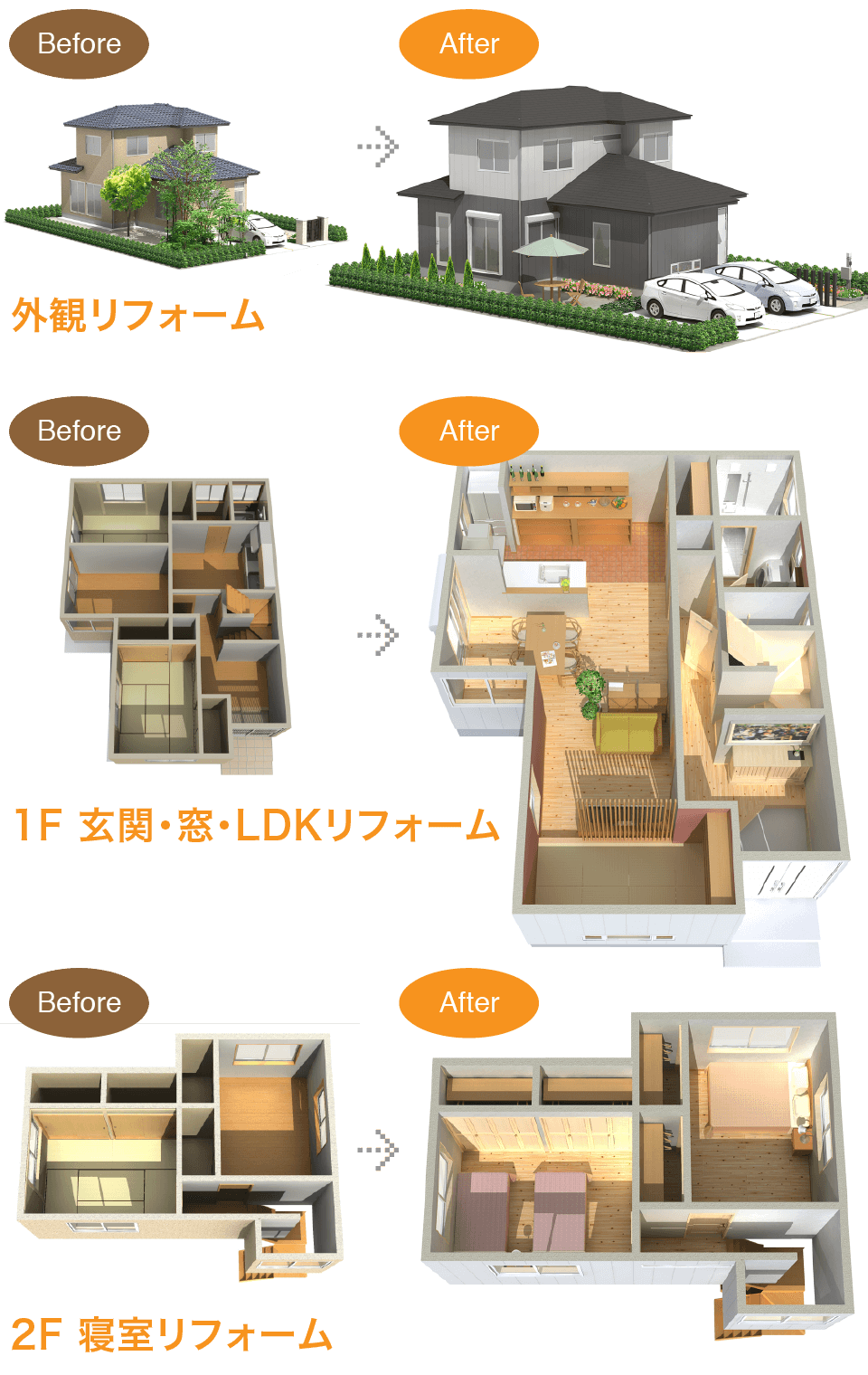 まるごとリフォーム耐震実例｜取手・守谷・土浦でリフォームなら幸和建築工房